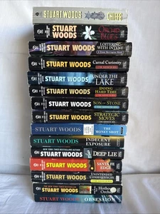 Lot of 15 Stuart Woods PB Novels Stone Barrington Holly Barker Teddy Fay Signet - Imagen 1 de 1
