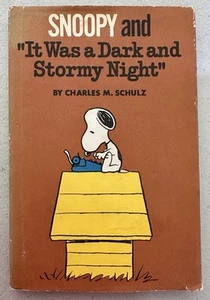 Snoopy and It Was a Dark and Stormy Night Charles Schulz 1st EDITION 1971 HC DJ - Picture 1 of 8