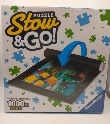 Ravensburger 拼图 Stow & Go 最多 1000 件配件黑色毛毡垫旅行 — 第 1/3 张图片