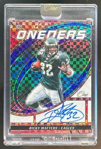 2023 Panini One The Oneders Auto #367 Ricky Watters Blue Xfractor /75 - Bild 1 von 2