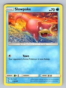 Slowpoke 12/68 Common Hidden Fates LP - NM Pokemon TCG - Picture 1 of 2