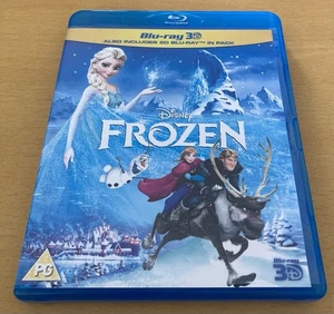 DISNEY FROZEN 3D AND 2D (Blu-ray, 2014) FILM MOVIE NO.52 IN GOLD ON SPINE KIDS - Picture 1 of 5