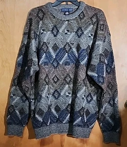 Herren Northern Isles Fair Isle Pullover XL Vintage Made In USA  - Bild 1 von 9