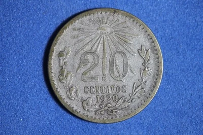 ESTATE FIND 1920 - Mexico 20 Centavos #K55903 - Image 1 of 2