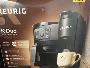 BRAND New Keurig K Duo Essentials Hot & Iced Single-Serve K-Cup Pod Coffee Maker - Picture 1 of 1