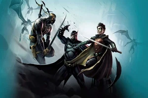 Póster impreso arte de pared Batman Robin Vs. Deathstroke elige un lote de tamaño - Imagen 1 de 1