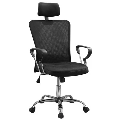 Coaster Stark Upholstered Adjustable Mesh Office Desk Chair Black  -  800206 - Image 1 of 3