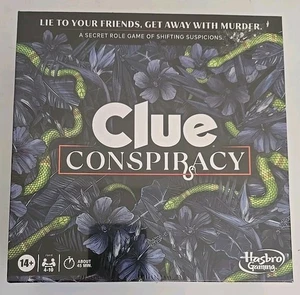 Clue Conspiracy Board Game Hasbro Gaming 2023 Strategy - Picture 1 of 2