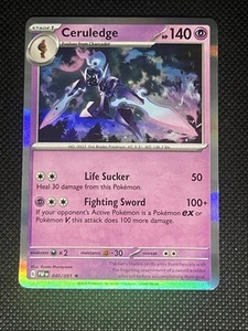 Ceruledge 040/091 Pokemon Sv: Paldean Fates Holo - Imagen 1 de 2