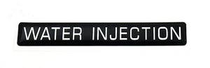 WATER INJECTION (B) Standard Black - Picture 1 of 1