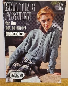 Patons. For The Not So Expert. Knits For Women 16 Styles. Knitting Patterns - Picture 1 of 21