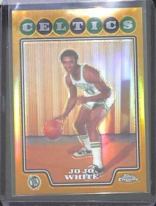 2008-09 Topps Chrome Basketball Gold Refractor 176 Jo Jo White No 3 of 50 - Picture 1 of 2