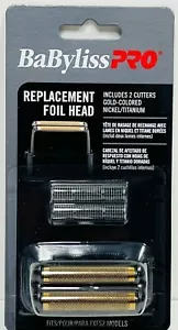 Cabezal de papel de aluminio y cortador de afeitadora de repuesto BaByliss PRO FXRF2B negro se adapta a FXFS2 NUEVO - Imagen 1 de 4