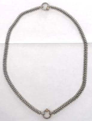 Collar oriental Barbara Bixby Sterling/18K hecho a mano 25" Foto 1 de 4