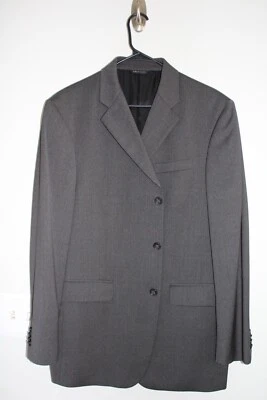 SOLID GRAY BANANA REPUBLIC 100% WOOL MODERN FIT SPORT COAT sz 44R suit jacket - Image 1 of 4