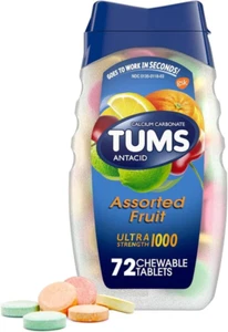 TUMS Ultra Maximum Strength Chewable Tablets Assorted Fruit - 72 - Picture 1 of 1