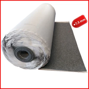 Filz 7,5mm Selbstklebend Grau Filzstoff 50x150cm 750g/m2 meterwar stoff AUTOFILZ - Bild 1 von 2