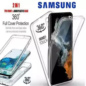 360 Full Body Case for Samsung S21/S22/S23/S24/25 Gel Protective Phone Cover - Picture 1 of 3