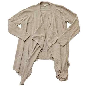 Barefoot Dreams Women's Cream Bamboo Chic Lite Waterfall Cardigan Sweater Sz 2X - Picture 1 of 6