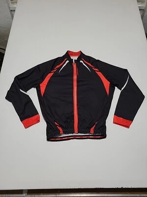 Maillot de ciclismo Wosawe manga larga clima frío XL rojo/negro forrado de vellón 52" Foto 1 de 4