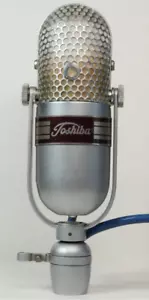 Toshiba Type G-3 G-type Unidirectional Velocity Microphone Ribbon Vintage - Picture 1 of 10