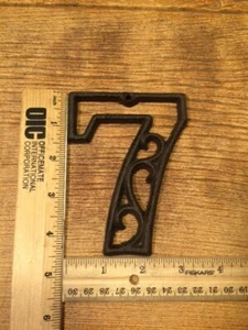 Cast Iron Seven (7) Ornate Filigree 4 5/8" tall by 3 1/2" wide 0558-7 - Picture 1 of 21