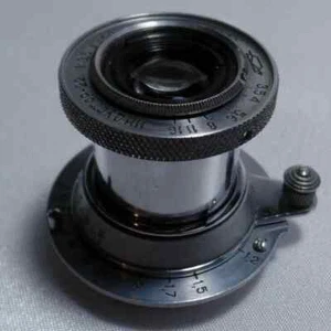 r Industar-22 P KMZ Collapsible f3.5/50 lens for FED Zorki Leica M39 camera 1943 - Picture 1 of 4