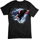 Patriotic Flying Eagle T-SHIRT USA American Flag TEE