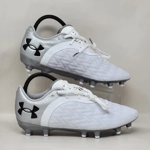 Under Armour Magnetico 2.0 FG Men’s Soccer Cleats White 3025642-100 Size 10 New - Picture 1 of 10