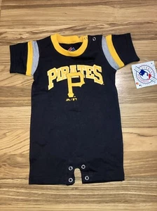 Pittsburgh Pirates 3-6 month romper Team Logo Bodysuit BNWT - Picture 1 of 3