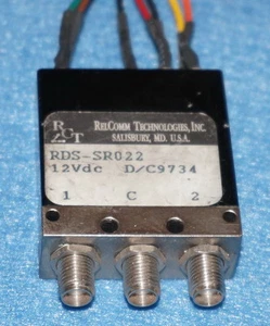 RELCOMM Technologies 18GHz 12V SMA RF Coaxial Switch - Picture 1 of 3