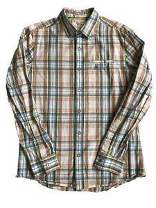 PENGUIN LONG SLEEVE PLAID COTTON SHIRT SZ M MULTICOLOR Heritage Slim Fit Pocket - Bild 1 von 10