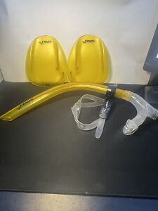 Finis Swimming Agility Hand Paddles (Size M)  & Snorkel Set! 
