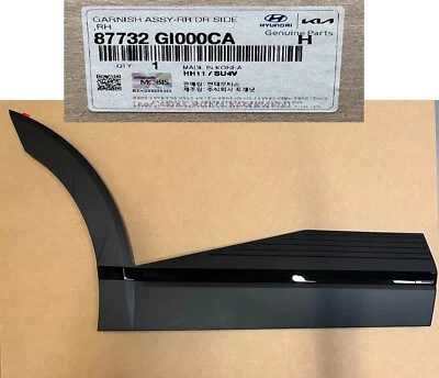 Moldura inferior puerta trasera genuina 22-23-24 IONIQ 5 decoración pasajero derecho Foto 1 de 4