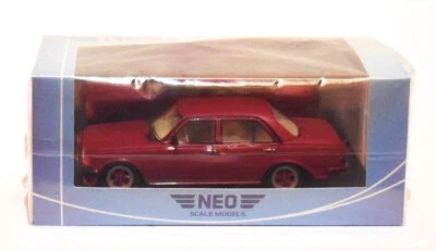 1/43 Neo Scale Models 45538 1980 Mercedes-Benz 280 E (W123) AMG Metallic Red - Image 1 of 2