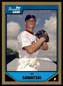 2007 Bowman Prospects Gold Jay Sawatski Minnesota Twins #BP76