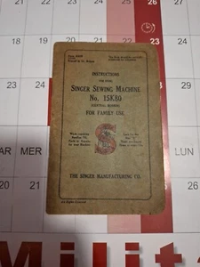 Manuale vintage Per SINGER 15K80 - Foto 1 di 5