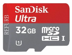 32GB SanDisk Micro SD SDHC Card Speicher karte Class10 SDSDQUA-032G für Handy - Picture 1 of 5