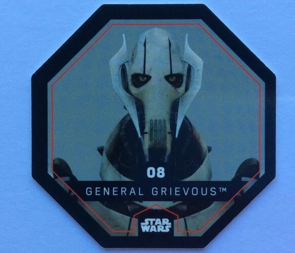 STAR WARS Jeton 08 GÉNÉRAL GRIEVOUS Cosmic Shells E.Leclerc Collector Image - Photo 1/1