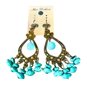 Nuevo Pendiente Búho Estilo Tailandés Vintage Mujeres Fiesta Fiesta Joyería Fantasía - Imagen 1 de 4