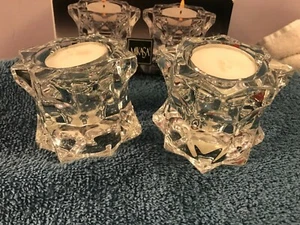 Mikasa set of 2 candle holders sparkling star MAX4277 - Foto 1 di 8