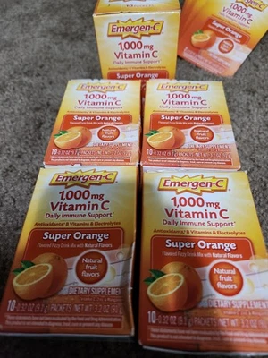 Emergen-C Vitamin C Packets Super Orange 10 pieces - Image 1 of 2