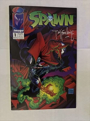 Spawn #1 Comic Book Image Comics May 1992, Autographed/Signed by Todd McFarlane Foto 1 de 3