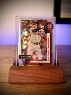2024 Topps National Convention Topps Chrome Baseball Pete Crow-Armstrong #MLB-9 - Image 1 of 4