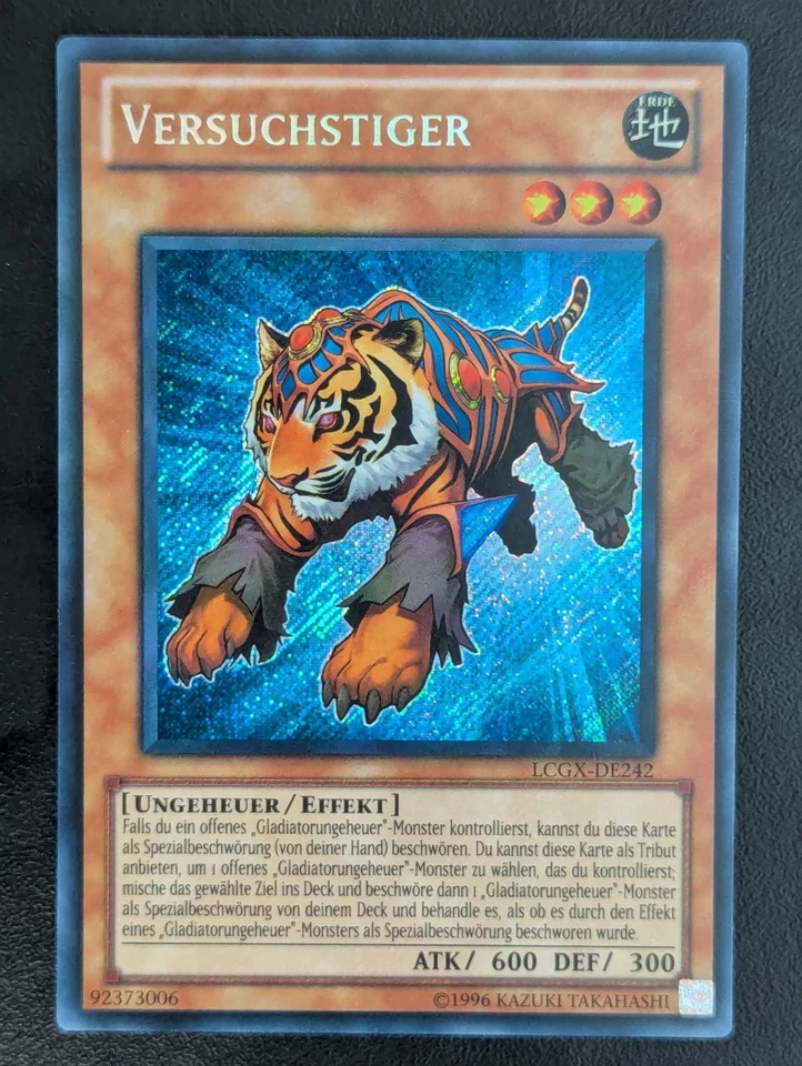 Versuchstiger LCGX-DE242 Secret Rare Deutsch NM YUGIOH - Bild 1 von 1