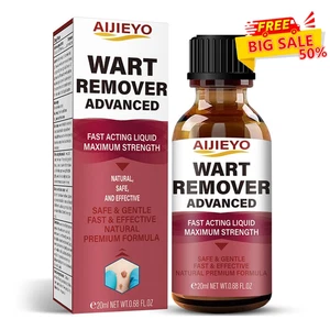 Wart Remover Liquid,Fast Acting to Remove Common and Plantar Warts, Flat Warts* - Picture 1 of 11
