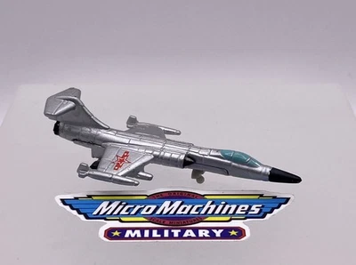 Micro Machines Military F-104 Starfighter Fighter Aircraft Galoob LGTI 1999 - Image 1 of 3