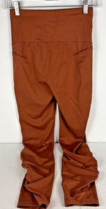 All In Motion Women’s Pants S Rust Brown High Waist Yoga Leggings Recycled Blend - Picture 1 of 9