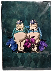 Vintage TweedleDee TweedleDum Konzept Kunstdruck 11x17 Wanddeko Bild Alice - Bild 1 von 4