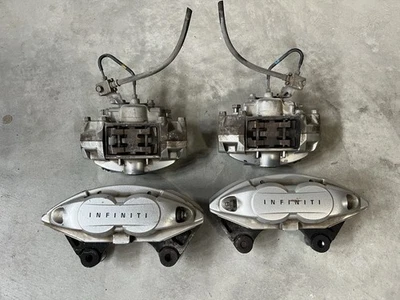 ✅ INFINITI M37 G37 Q50 Q60 Q70 FRONT & REAR BRAKE CALIPER AKEBONO SET OEM ✅ - Image 1 of 4